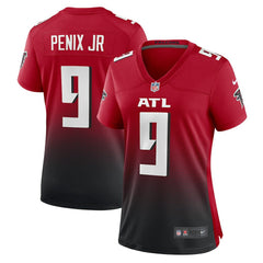 Michael Penix Jr. Atlanta Falcons Women's Alternate Game Jersey Red | Nike for Sale