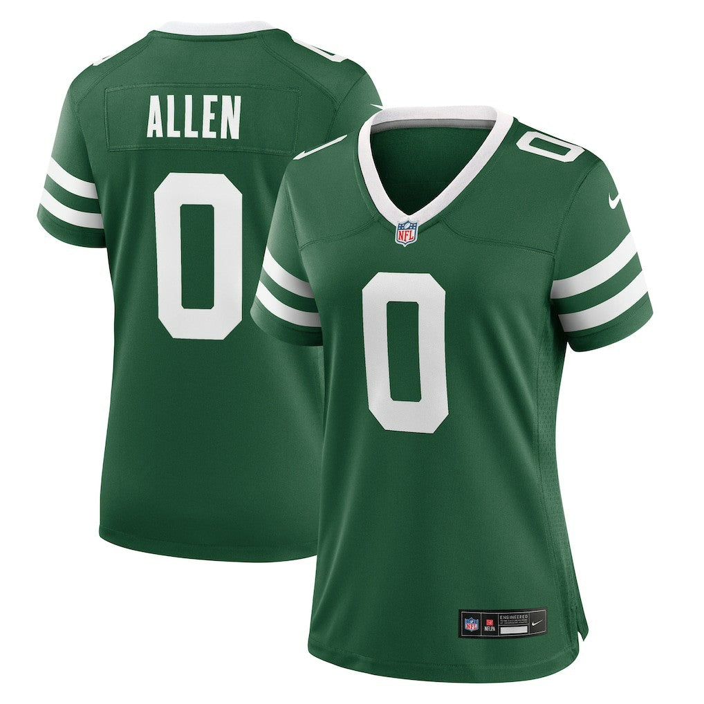 Braelon Allen New York Jets Women's Game Jersey Legacy Green | Nike for Sale