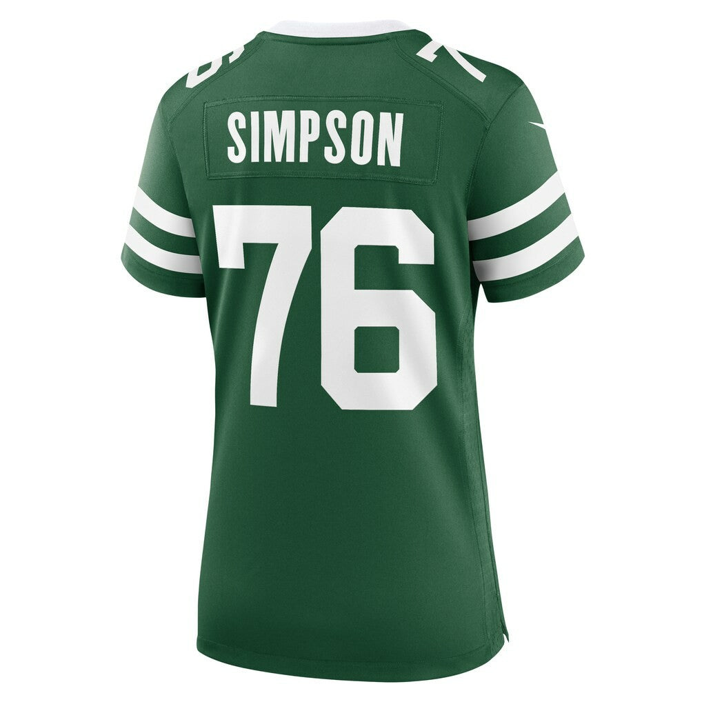 John Simpson New York Jets Women's Game Jersey Legacy Green | Nike for Sale