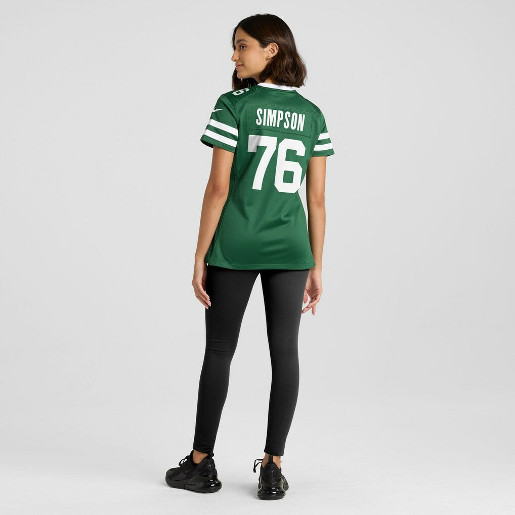 John Simpson New York Jets Women's Game Jersey Legacy Green | Nike for Sale