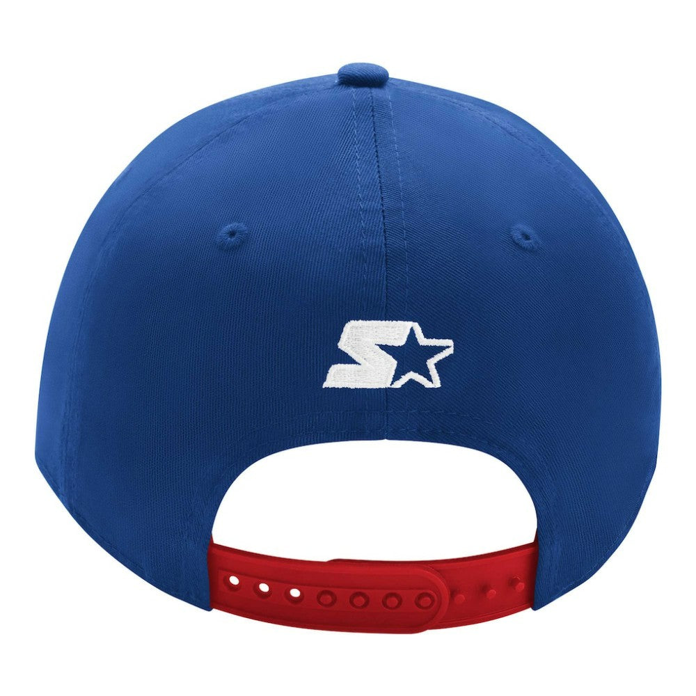 New York Rangers Starter Two-Tone Tailsweep Mascot Adjustable Hat - Blue/Red - NHL