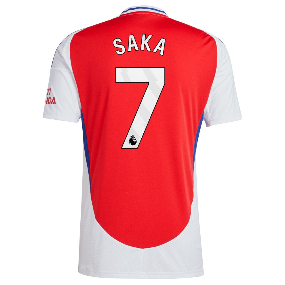 Bukayo Saka Arsenal 2024/25 Home Replica Player Jersey – Red | Adidas