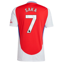Bukayo Saka Arsenal 2024/25 Home Replica Player Jersey – Red | Adidas