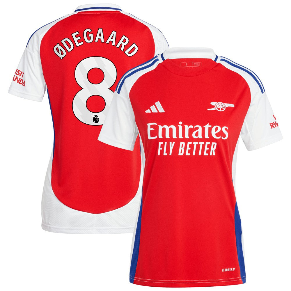 Martin Odegaard Arsenal Women's 2024/25 Home Replica Player Jersey – Red | Adidas Online