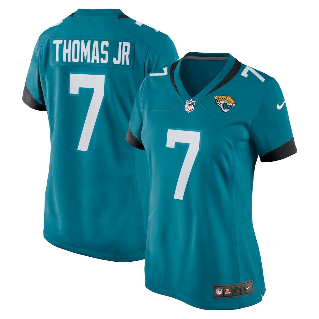 Brian Thomas Jr. Jacksonville Jaguars Women's Game Jersey Teal | Nike for Sale