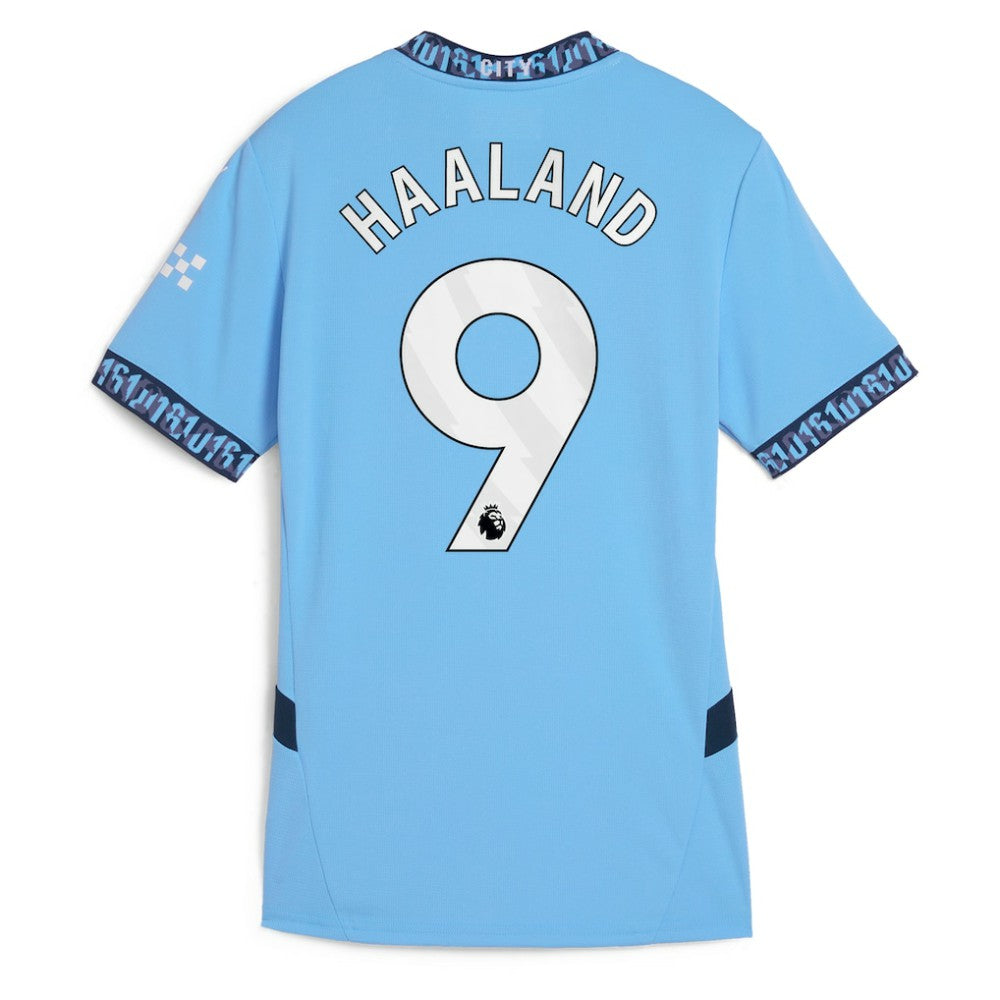 Erling Haaland Manchester City Women's 2024/25 Home Replica Player Jersey Light Blue | Puma Sale