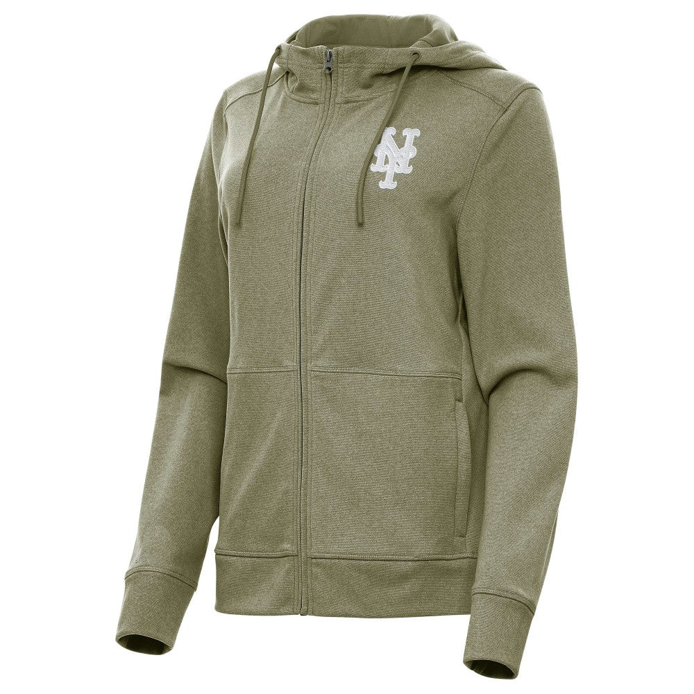 New York Mets Antigua Women's Seeker Full-Zip Hoodie Jacket - MLB