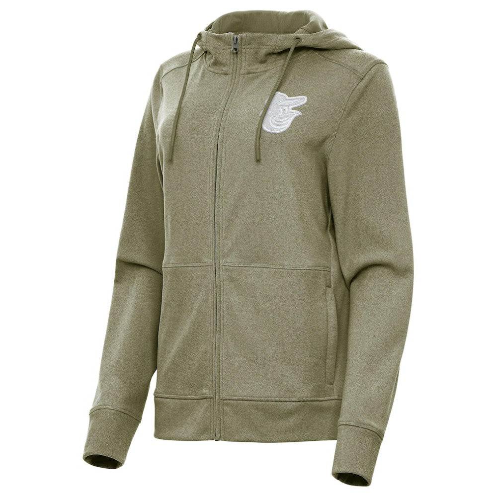 Baltimore Orioles Antigua Women's Seeker Full-Zip Hoodie Jacket - MLB