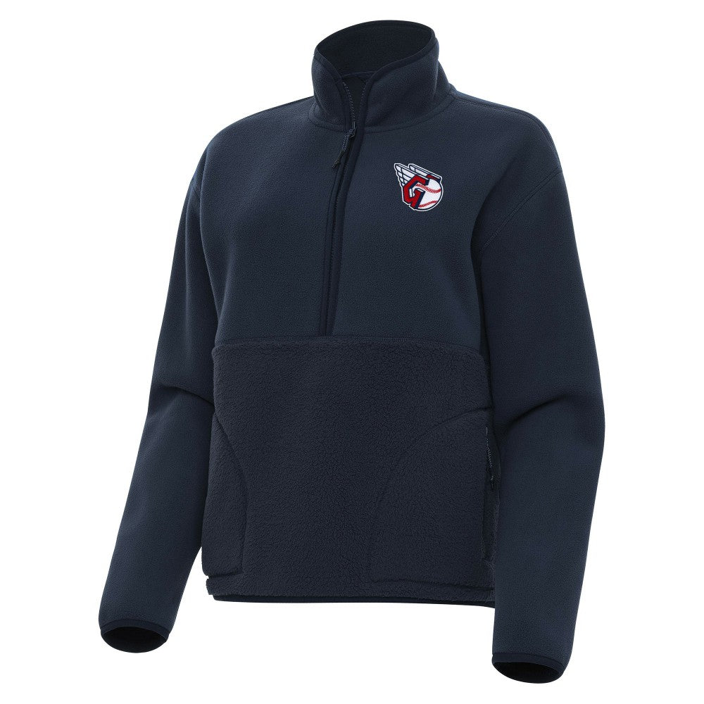 Cleveland Guardians Antigua Women's Figure Half-Zip Sweatshirt - MLB