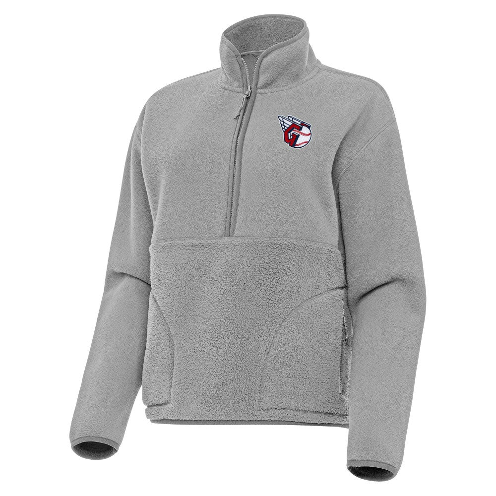 Cleveland Guardians Antigua Women's Figure Half-Zip Sweatshirt - MLB