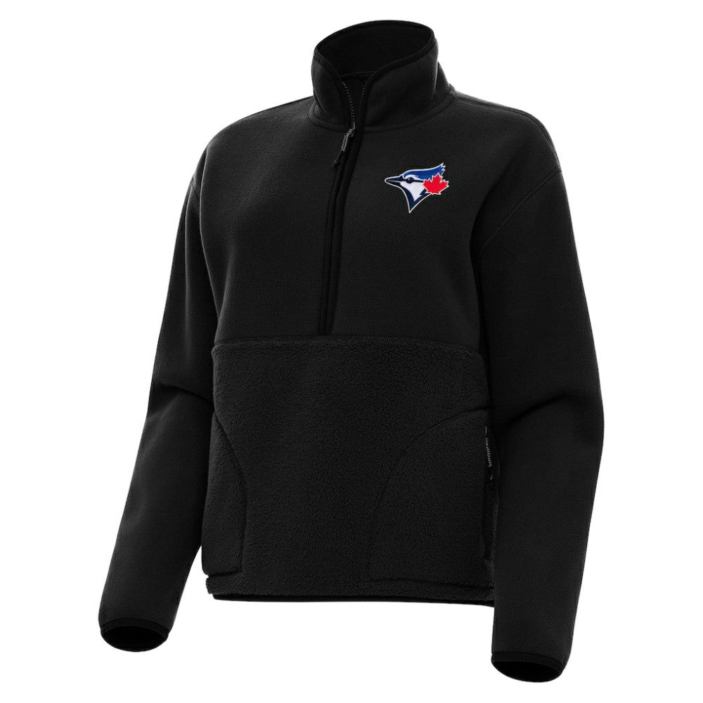 Toronto Blue Jays Antigua Women's Figure Half-Zip Sweatshirt - MLB