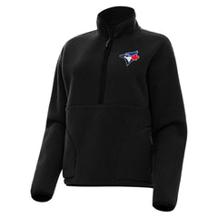 Toronto Blue Jays Antigua Women's Figure Half-Zip Sweatshirt - MLB