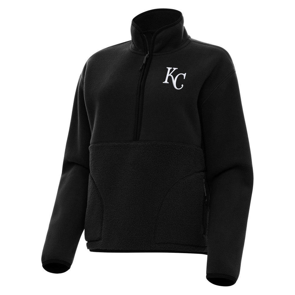 Kansas City Royals Antigua Women's Figure Half-Zip Sweatshirt - MLB