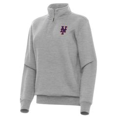 New York Mets Antigua Women's Victory Quarter-Zip Sweatshirt - MLB