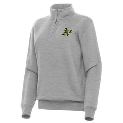 Athletics Antigua Women's Victory Quarter-Zip Sweatshirt - MLB