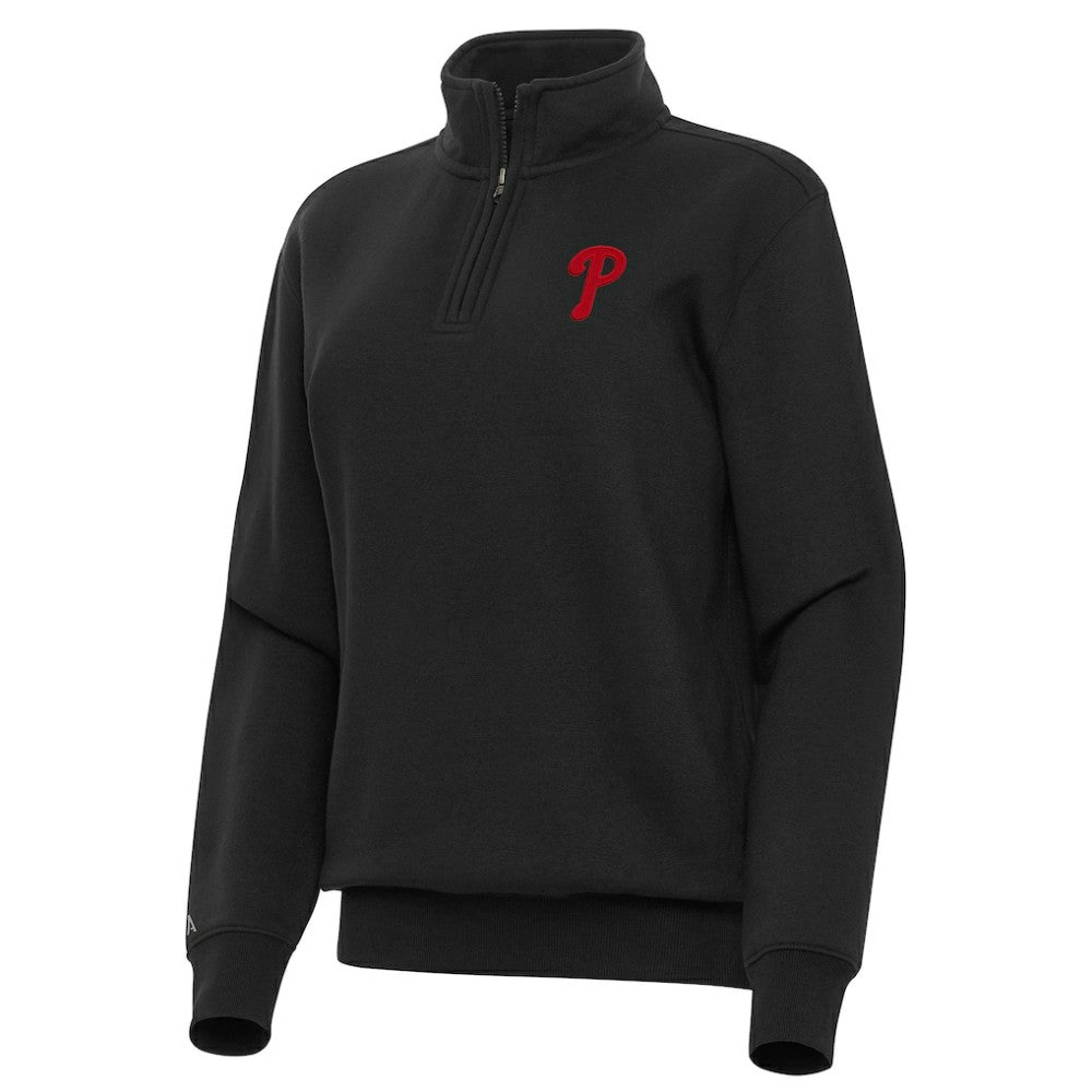 Philadelphia Phillies Antigua Women's Victory Quarter-Zip Sweatshirt - MLB
