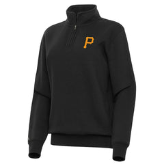 Pittsburgh Pirates Antigua Women's Victory Quarter-Zip Sweatshirt - MLB