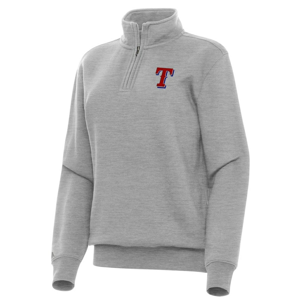 Texas Rangers Antigua Women's Victory Quarter-Zip Sweatshirt - MLB