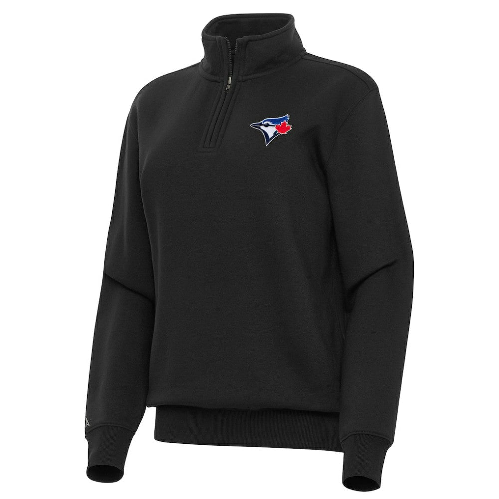 Toronto Blue Jays Antigua Women's Victory Quarter-Zip Sweatshirt - MLB