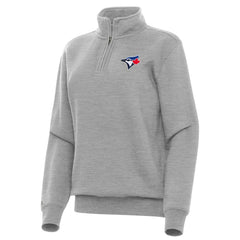Toronto Blue Jays Antigua Women's Victory Quarter-Zip Sweatshirt - MLB