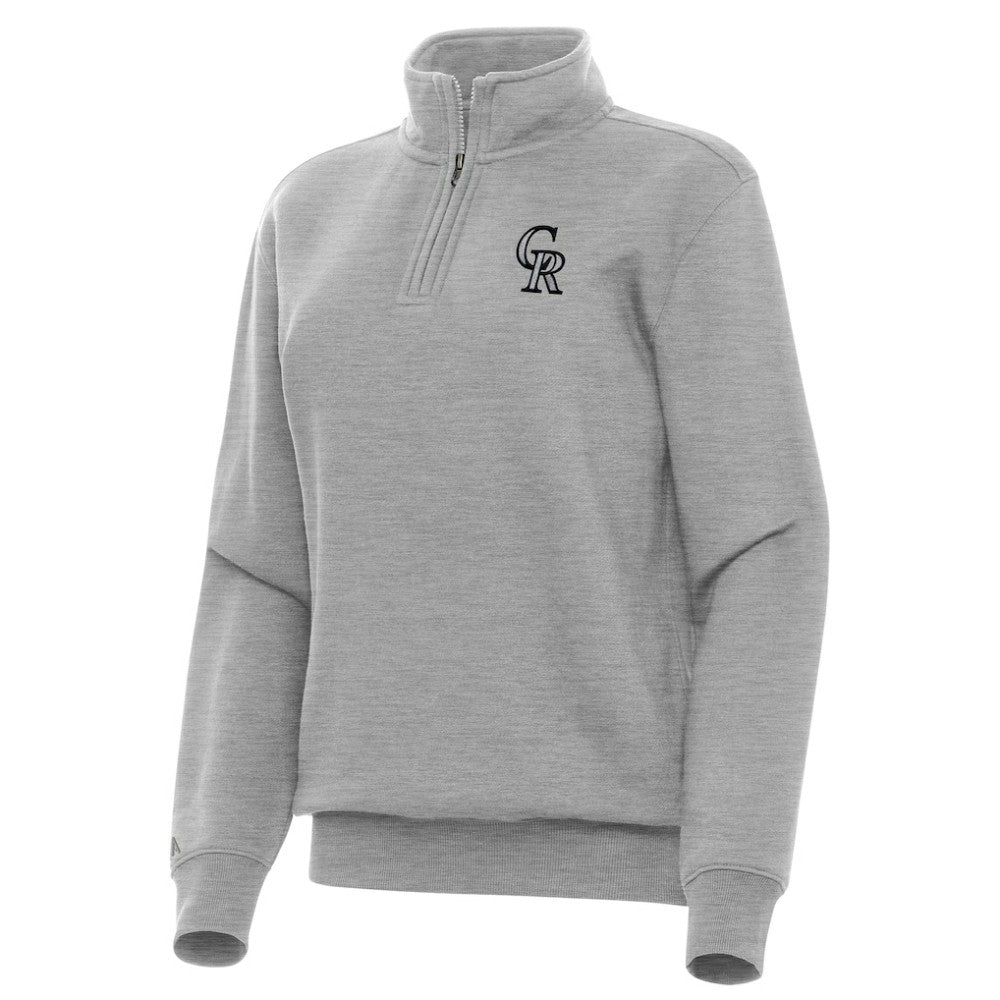 Colorado Rockies Antigua Women's Victory Quarter-Zip Sweatshirt - MLB