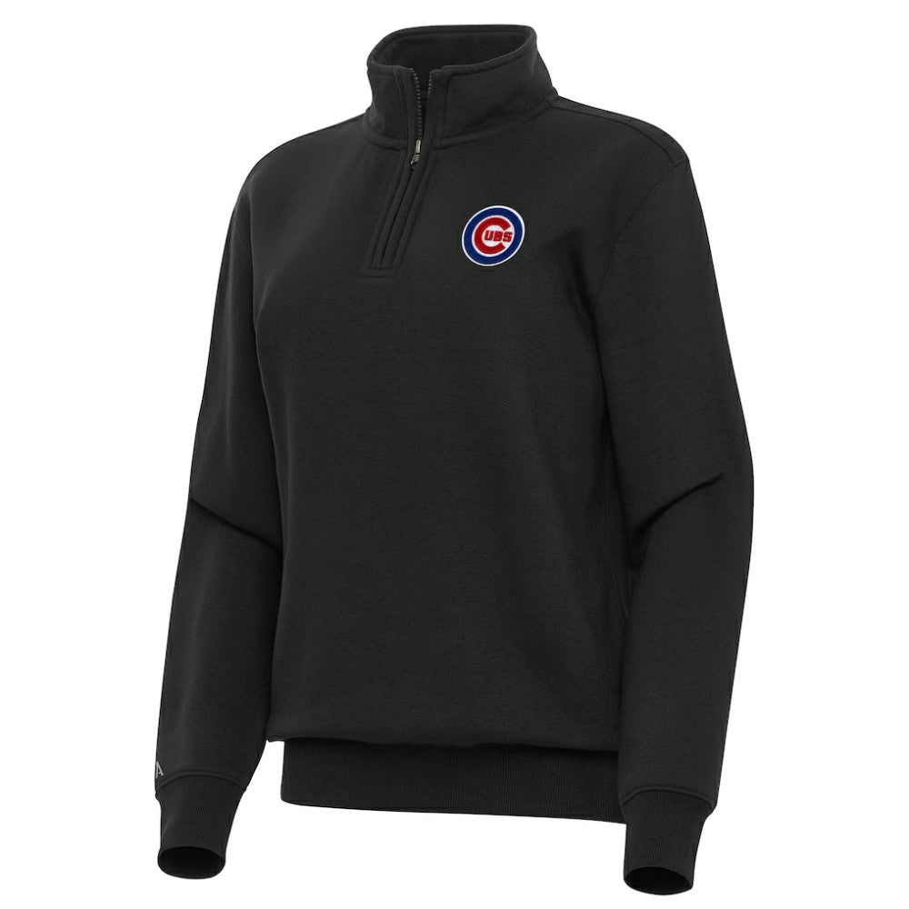 Chicago Cubs Antigua Women's Victory Quarter-Zip Sweatshirt - MLB
