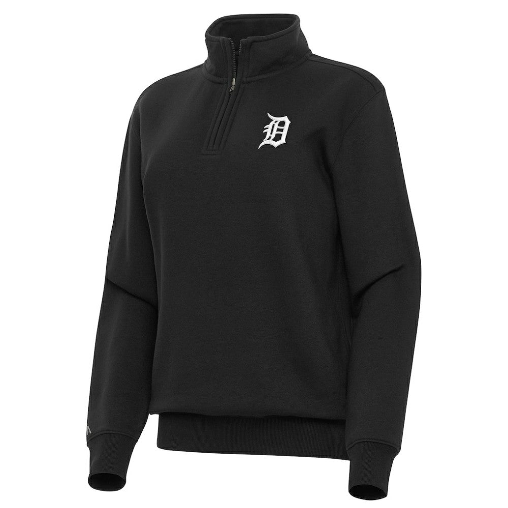 Detroit Tigers Antigua Women's Victory Quarter-Zip Sweatshirt - MLB