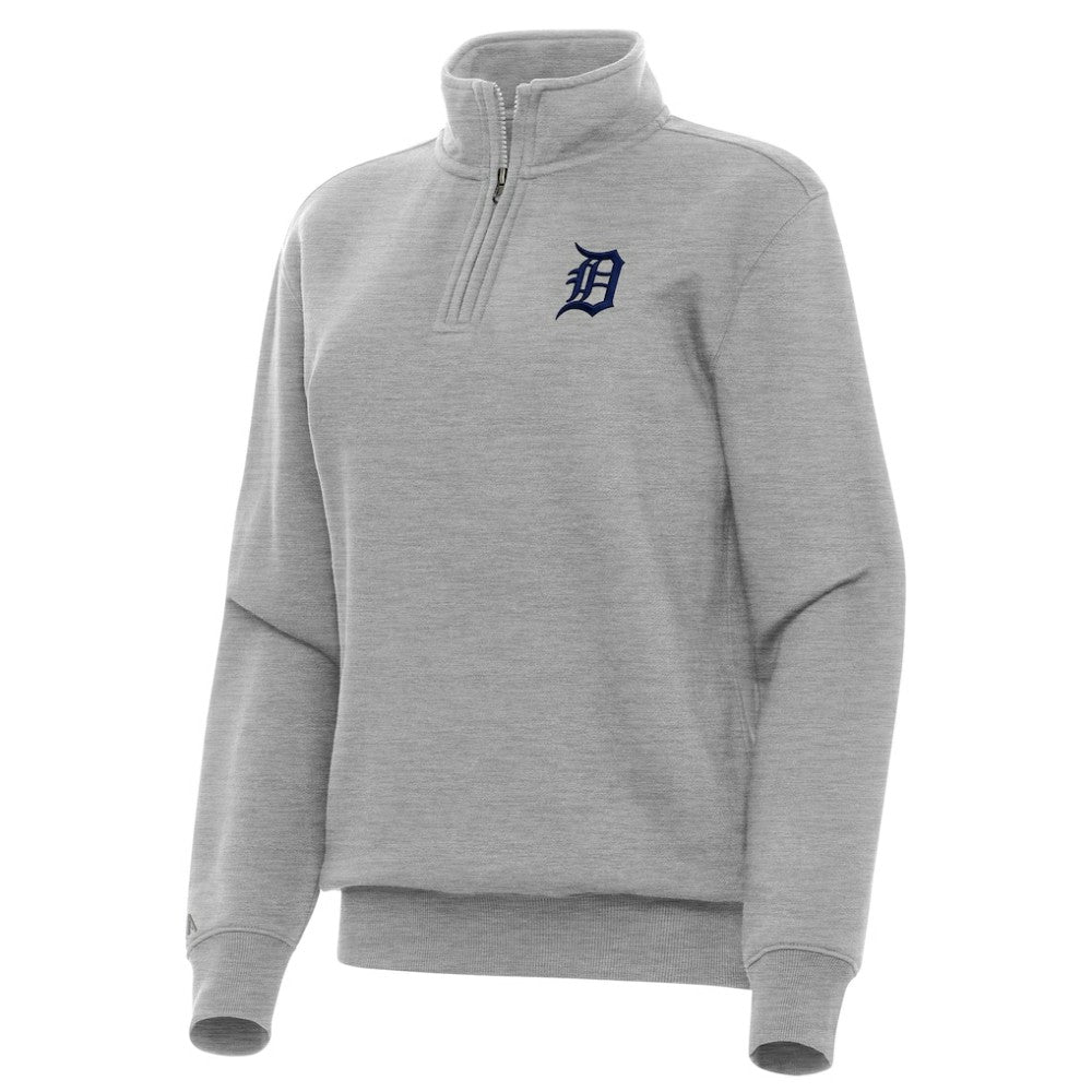 Detroit Tigers Antigua Women's Victory Quarter-Zip Sweatshirt - MLB