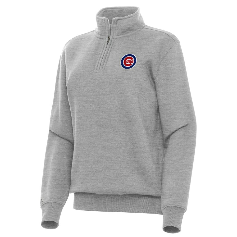Chicago Cubs Antigua Women's Victory Quarter-Zip Sweatshirt - MLB