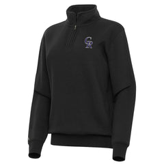 Colorado Rockies Antigua Women's Victory Quarter-Zip Sweatshirt - MLB