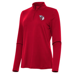 Cleveland Guardians Antigua Women's Reprocess Quarter-Zip Top - Red Tops - MLB
