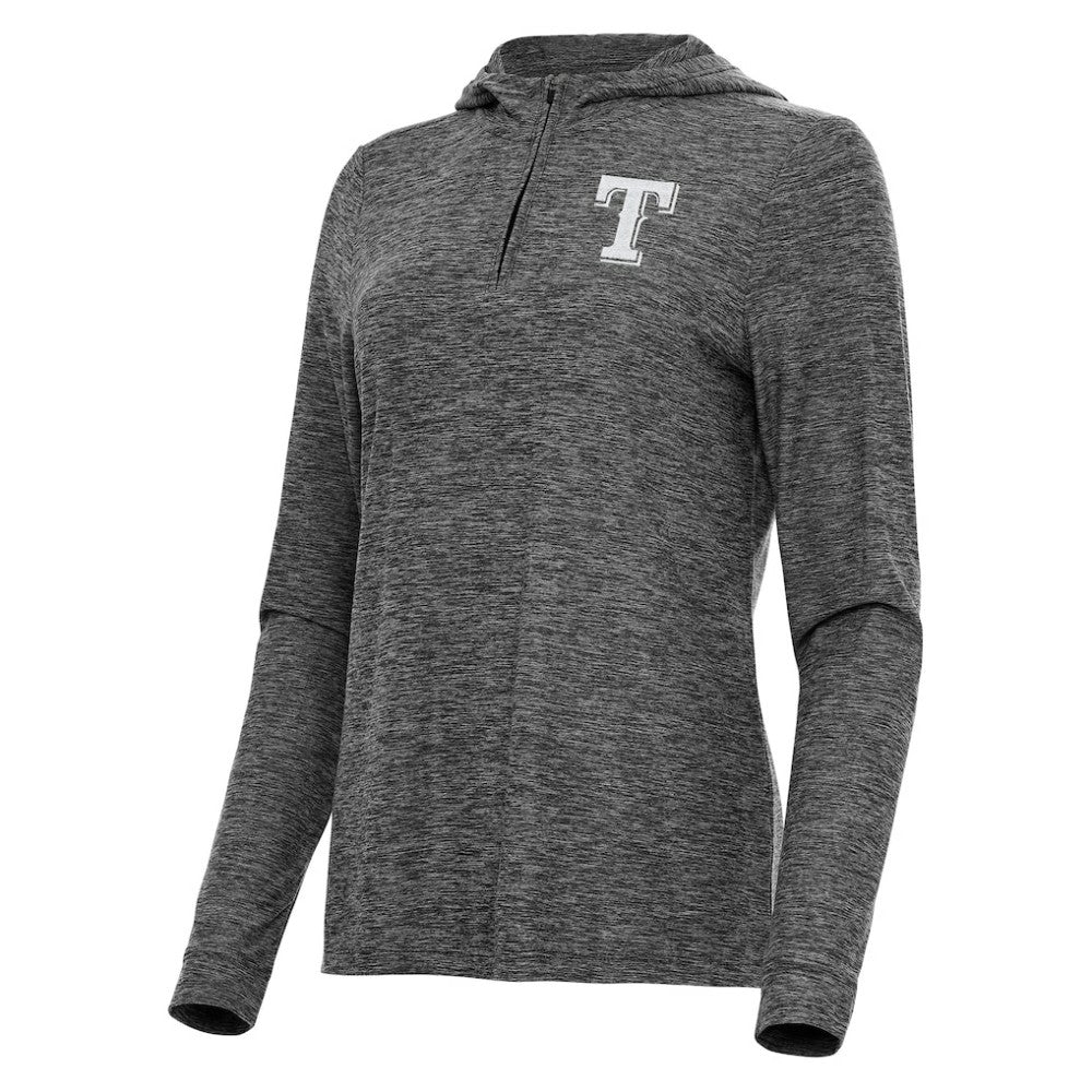 Texas Rangers Antigua Women's Daybreak Quarter-Zip Hoodie - MLB