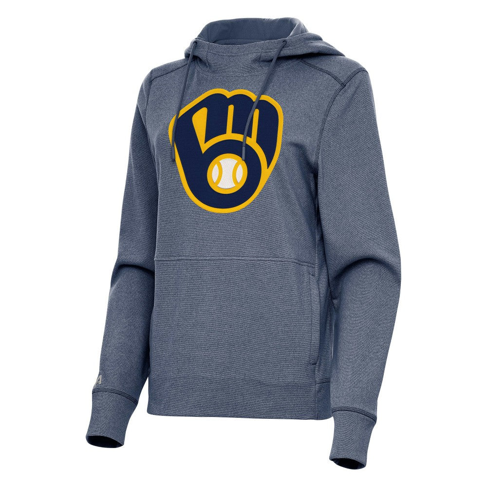 Milwaukee Brewers Antigua Women's Justice Pullover Hoodie - MLB