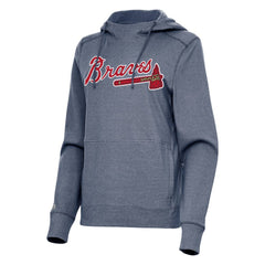 Atlanta Braves Antigua Women's Justice Pullover Hoodie - MLB