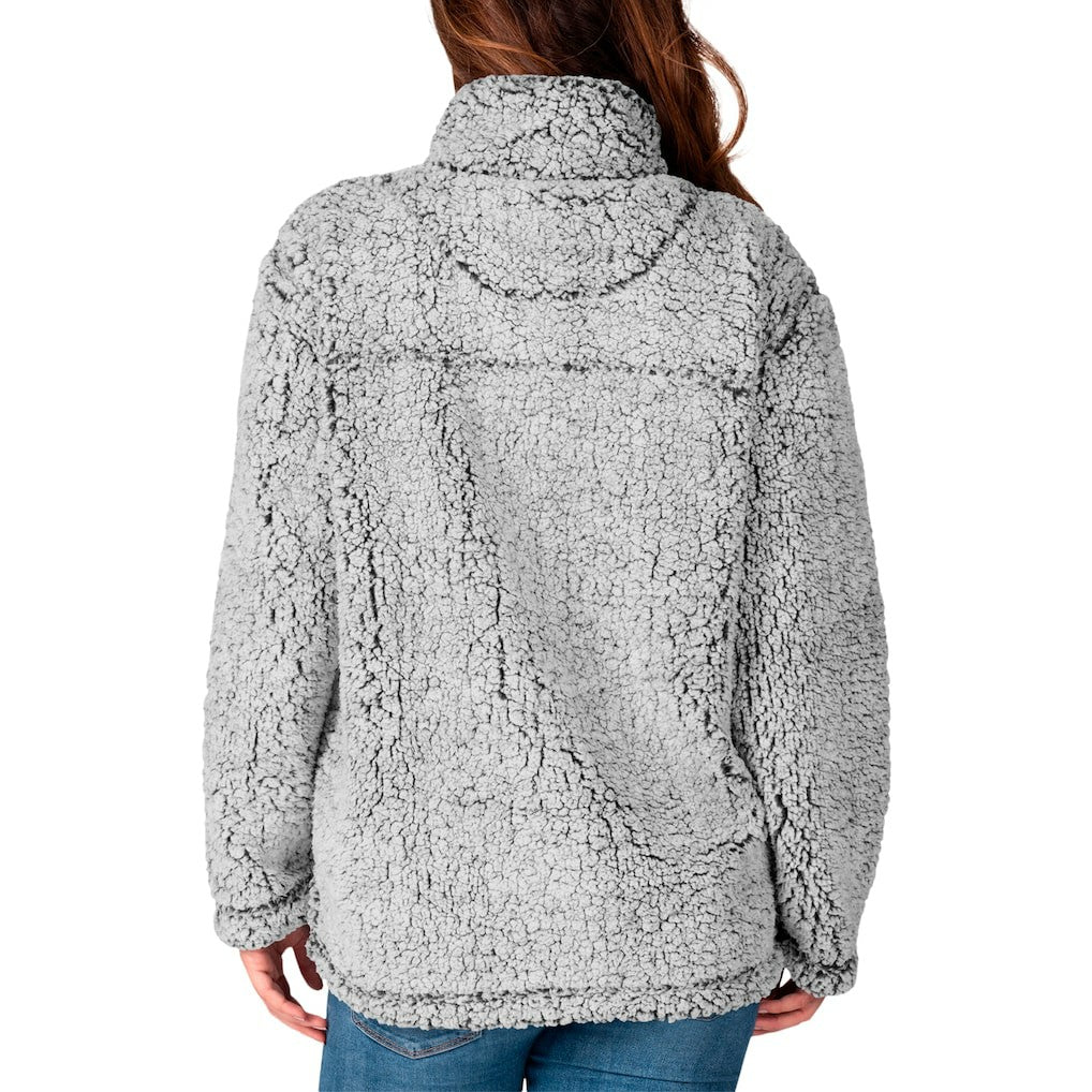 New York Jets G-III 4Her by Carl Banks Women's Sherpa Full-Zip Jacket Gray | NFL