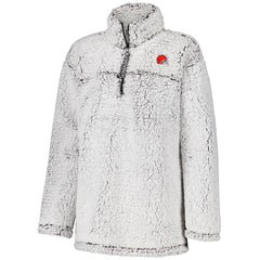 Cleveland Browns G-III 4Her by Carl Banks Women's Sherpa Full-Zip Jacket Gray | NFL