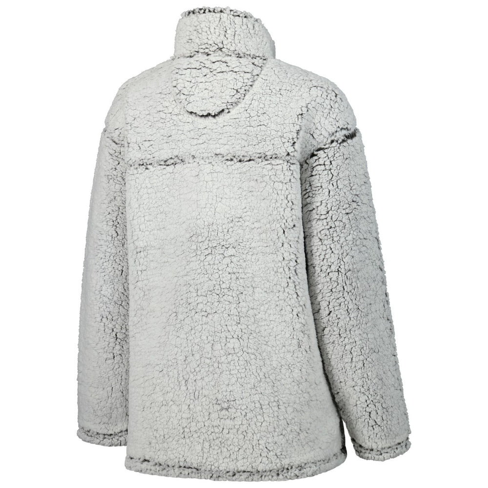 Houston Texans G-III 4Her by Carl Banks Women's Sherpa Quarter-Zip Jacket Gray | NFL