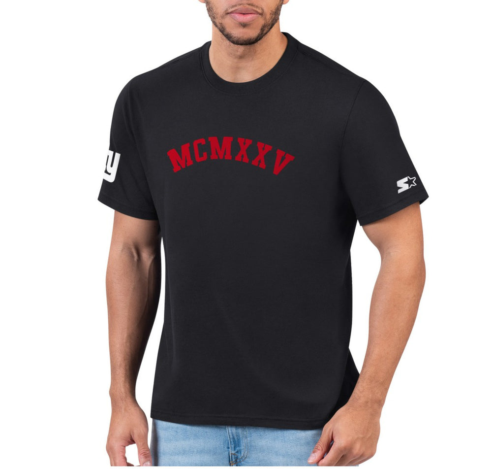New York Giants Starter 1925 Collection T-Shirt Black | NFL