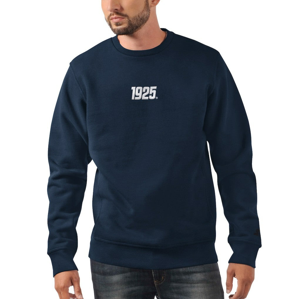 New York Giants Starter 1925 Collection Long Sleeve Pullover Sweatshirt Navy | NFL