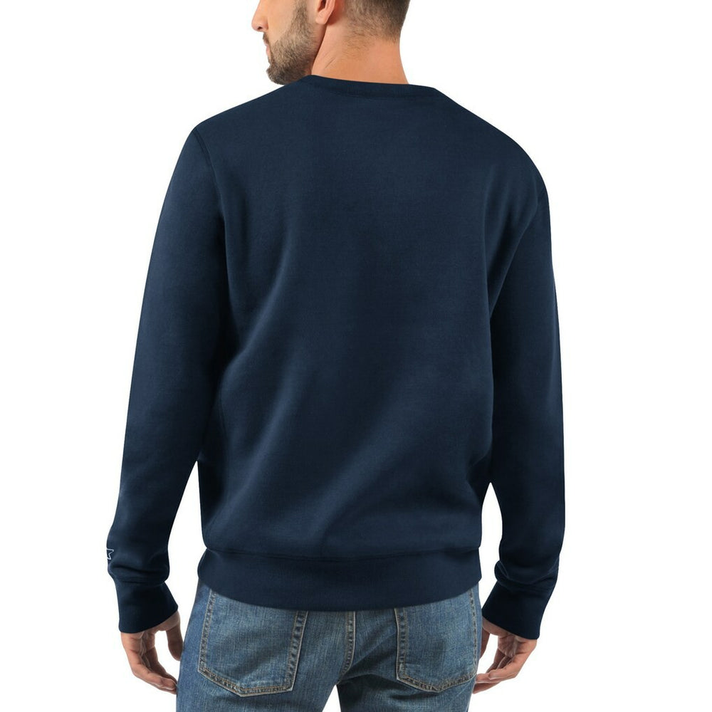 New York Giants Starter 1925 Collection Long Sleeve Pullover Sweatshirt Navy | NFL