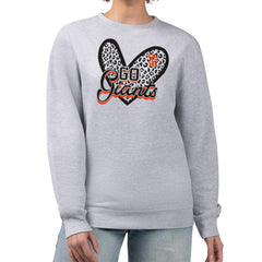 San Francisco Giants G-III 4Her by Carl Banks Women's Leopard Heart Pullover Sweatshirt - MLB