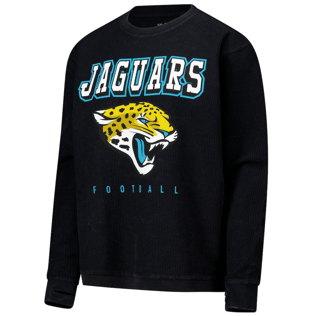 Jacksonville Jaguars G-III 4Her by Carl Banks Women's Comfy Cord Pullover Sweatshirt Black | NFL