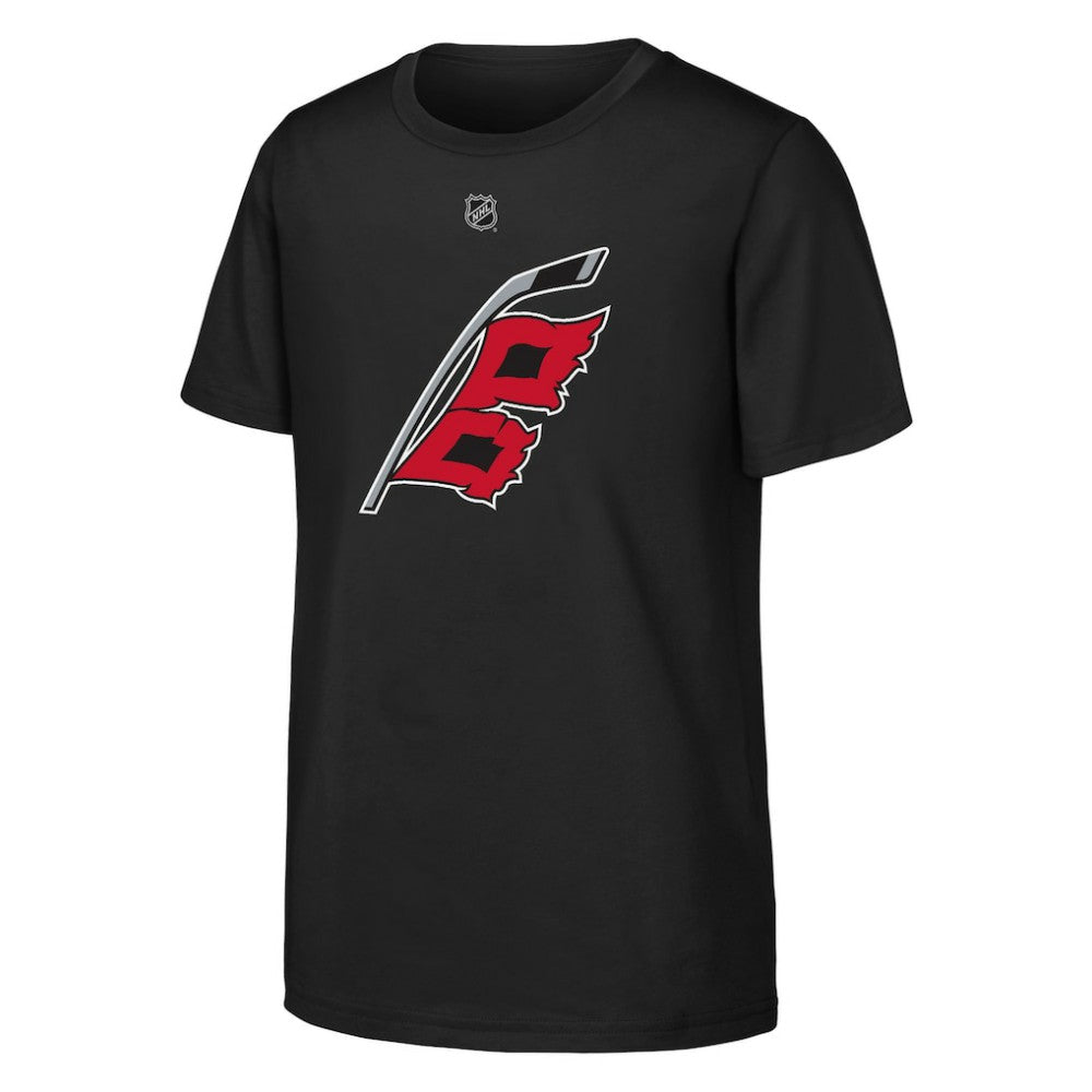 Seth Jarvis Carolina Hurricanes Youth Player Name & Number T-Shirt - Black - NHL