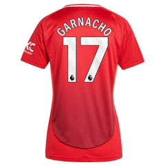 Alejandro Garnacho Manchester United Women's 2024/25 Home Replica Player Jersey Red | Adidas cheap