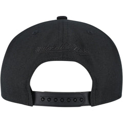 Pittsburgh Penguins Mitchell & Ness Soul Strike Pearl Tonal Snapback Hat - Black - NHL