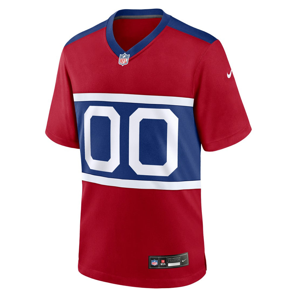 New York Giants Alternate Game Custom Jersey Century Red | Nike for Sale