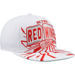 Detroit Red Wings Mitchell & Ness Youth After Shock Snapback Hat - White - NHL