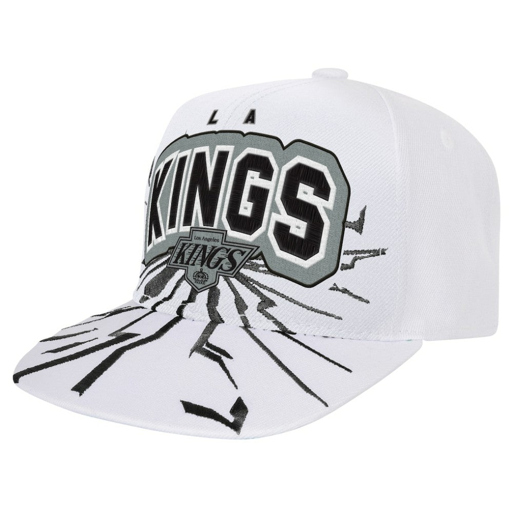 Los Angeles Kings Mitchell & Ness Youth After Shock Snapback Hat - White - NHL