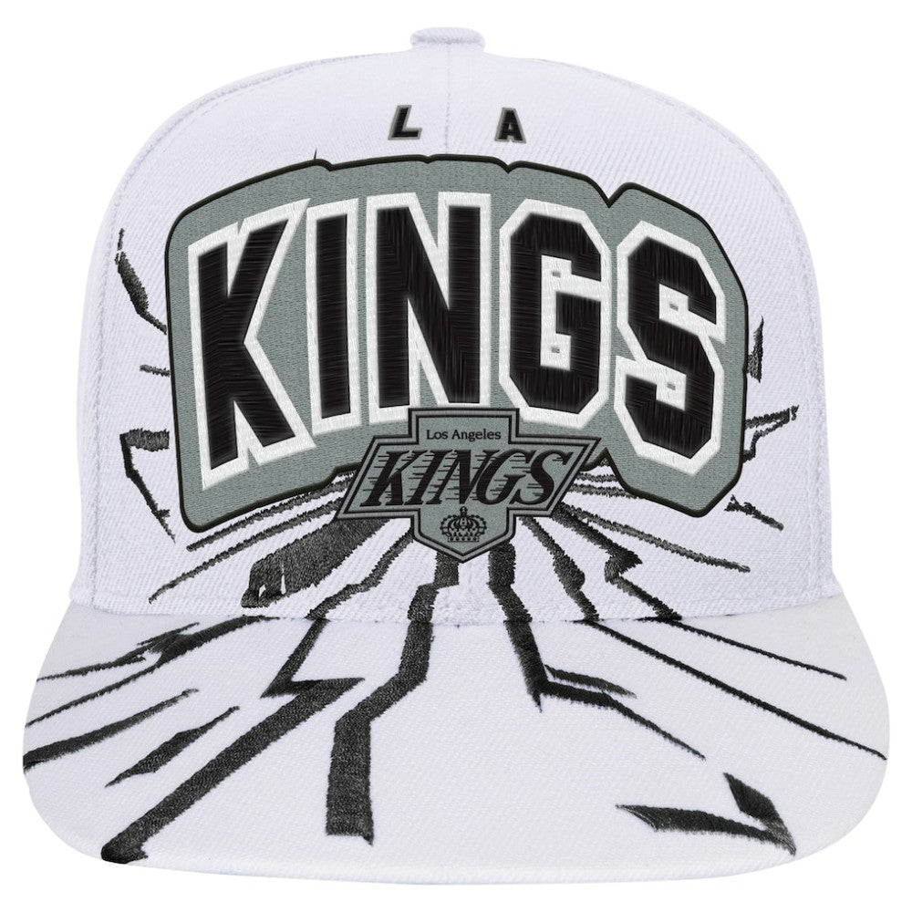 Los Angeles Kings Mitchell & Ness Youth After Shock Snapback Hat - White - NHL