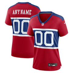 New York Giants Women's Alternate Game Custom Jersey Century Red | Nike for Sale